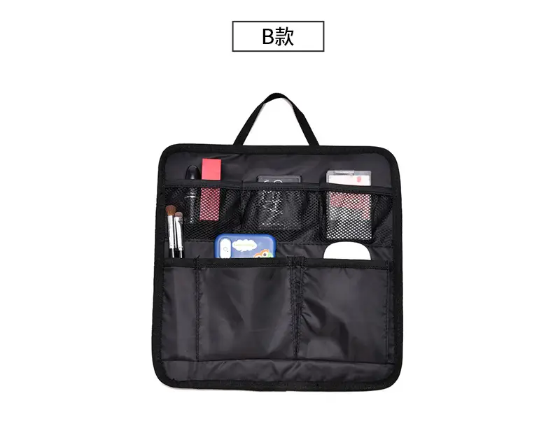 Pink Flamingo Travel Storage Bag with Zip Pockets — feature 27