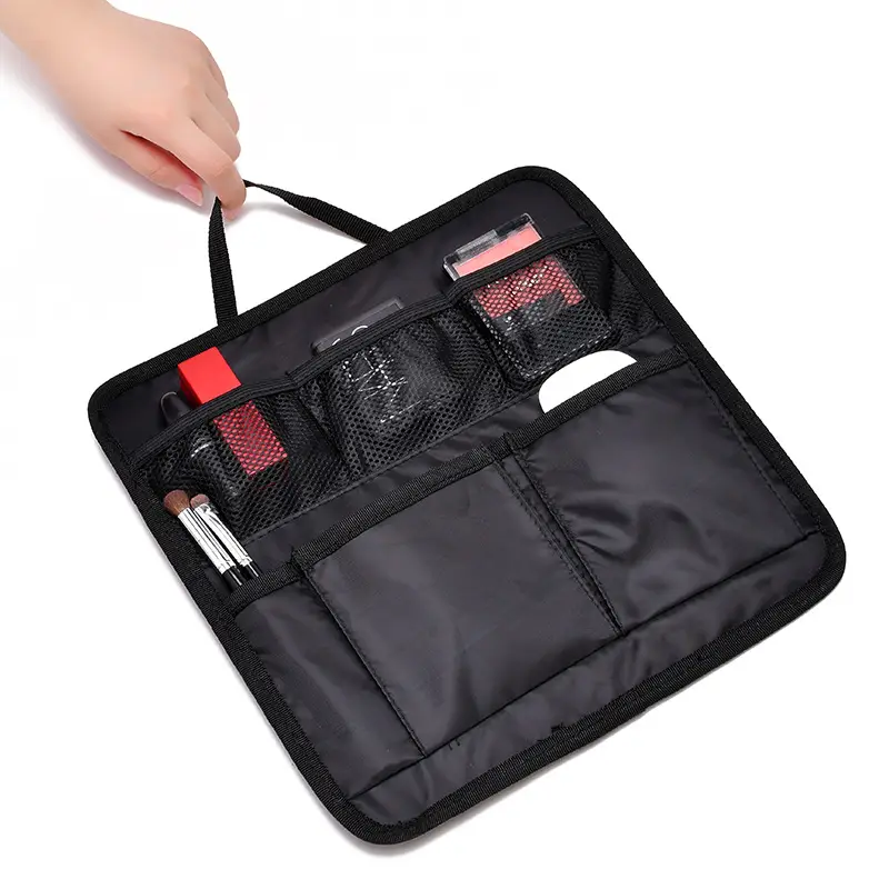 Pink Flamingo Travel Storage Bag with Zip Pockets - Image 14