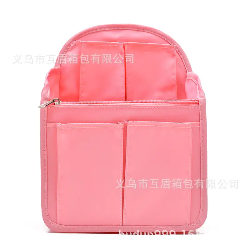 Pink Flamingo Travel Storage Bag with Zip Pockets - Image 4