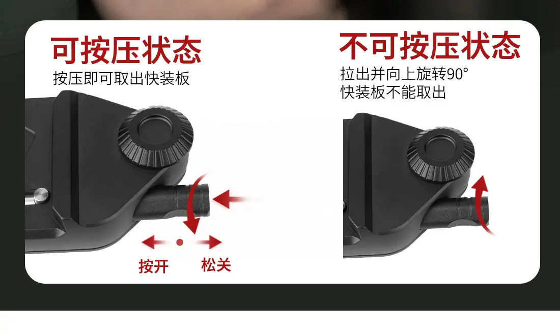 XQTEYXO Quick Hanging Waist Mount Camera Belt — feature 7