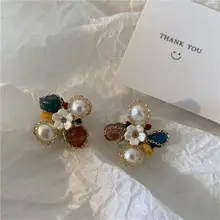 French Retro Pearl Earrings Women Baroque Multi Layer Elegant Wedding — feature 11