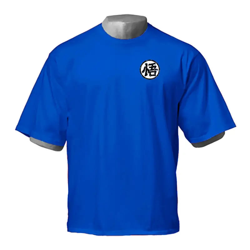 Men Grey Dragon Ball T-Shirt Wukong Logo - Image 5