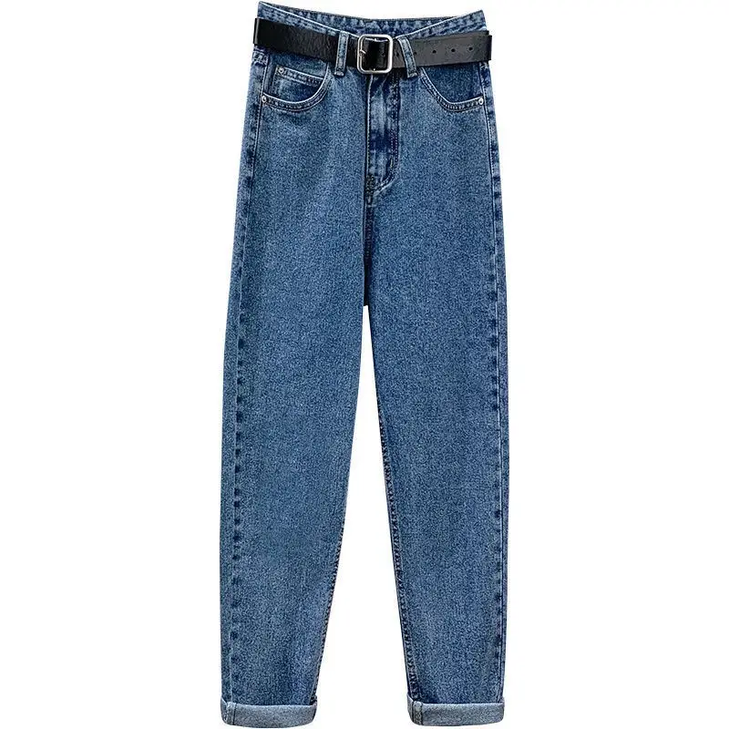 Women Black Slim Fit Dad Jeans Autumn 2025 - Image 9