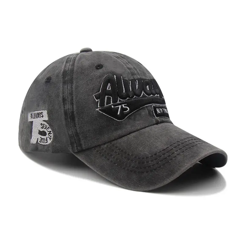 Red Men's Baseball Cap Retro Peaked Cap Sun Proof