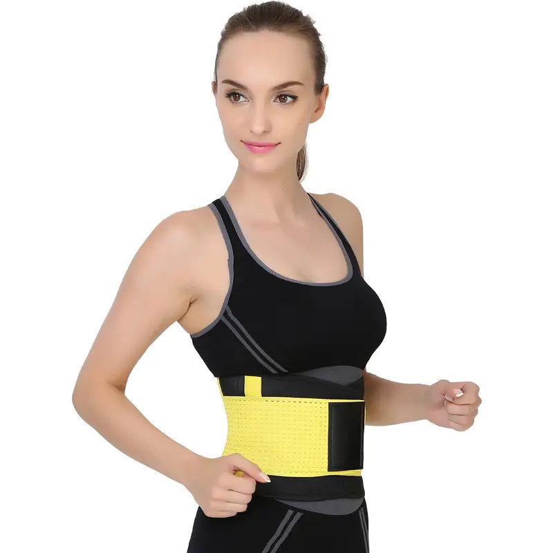 Blue Sweat Waist Belt for Abdominal Support