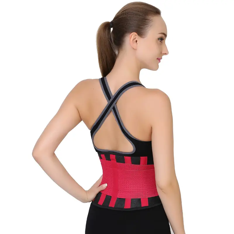 Blue Sweat Waist Belt for Abdominal Support