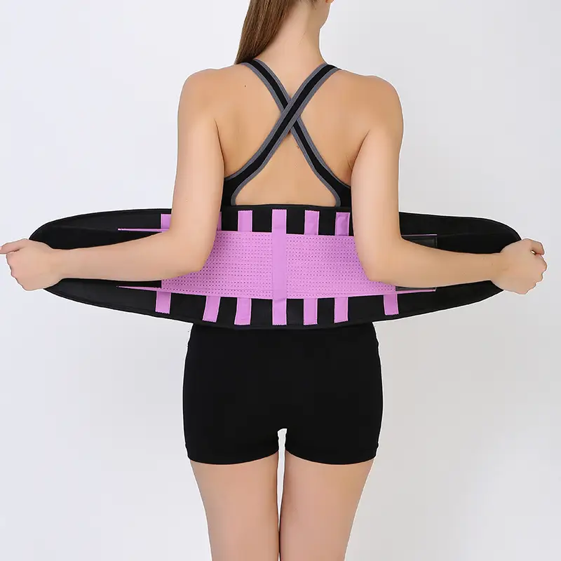 Blue Sweat Waist Belt for Abdominal Support