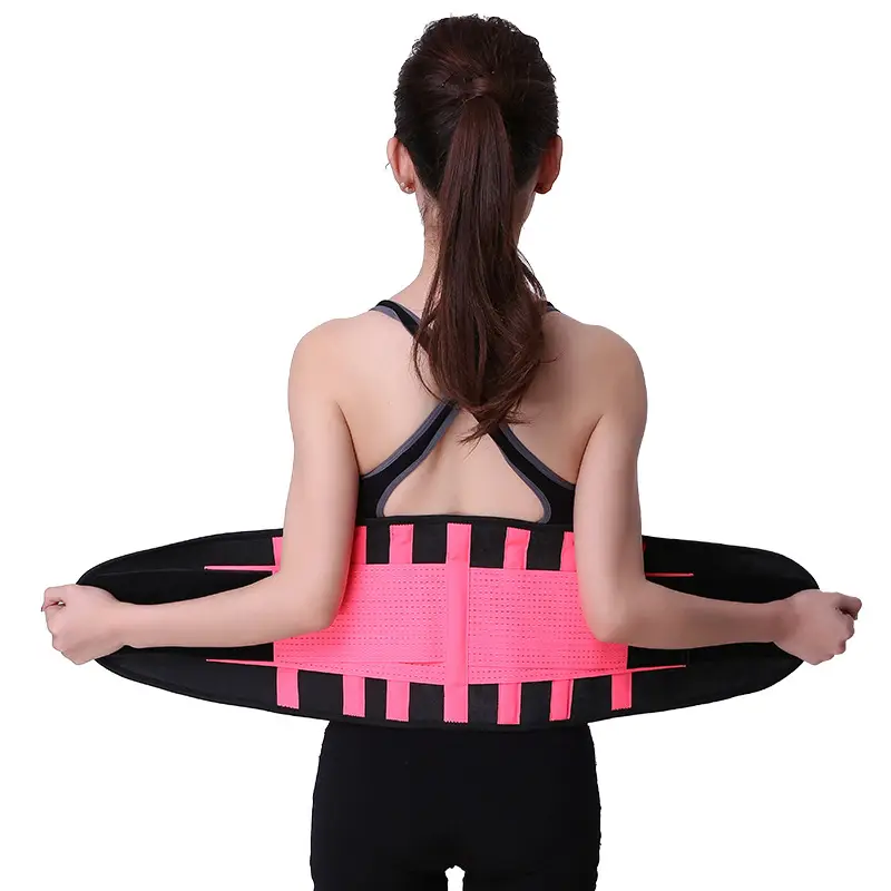 Blue Sweat Waist Belt for Abdominal Support