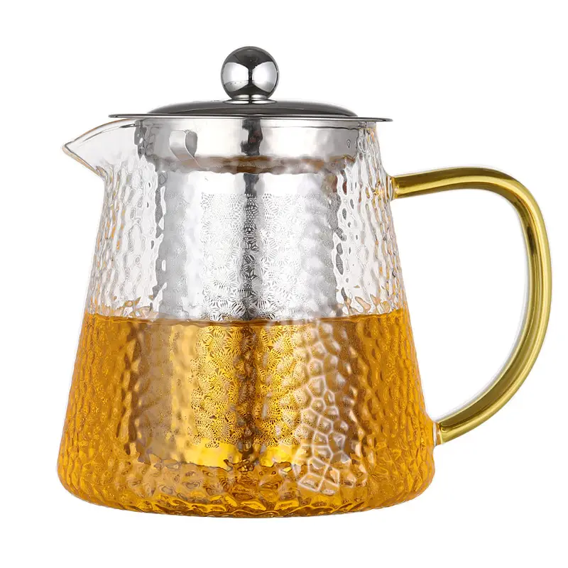 Thickened Glass Teapot with Stainless Steel Filter - Image 10