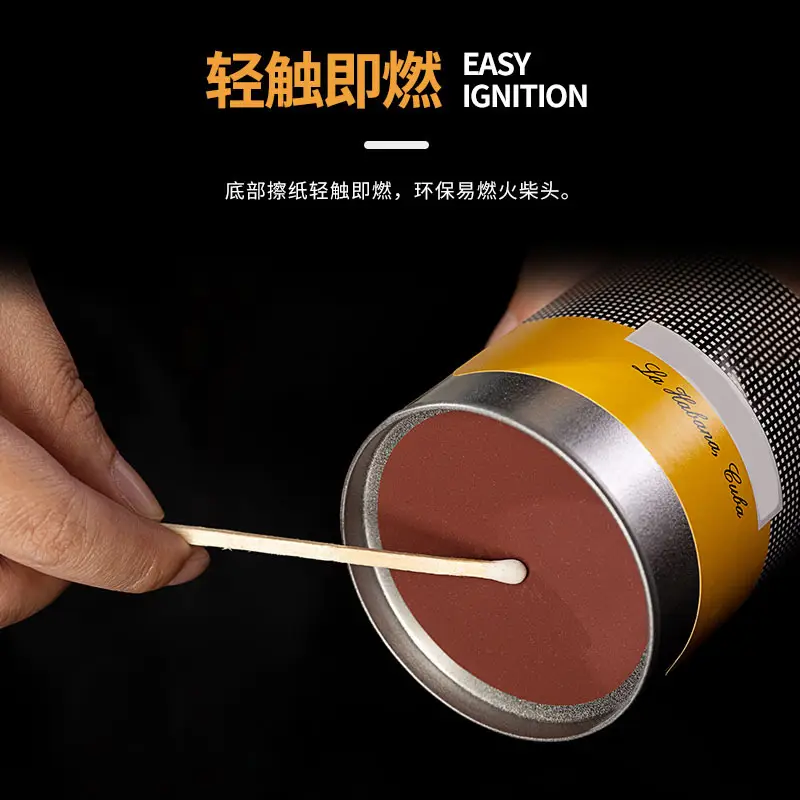 24 Hours Long Lasting Cigar Match Tin Pipe - Image 4