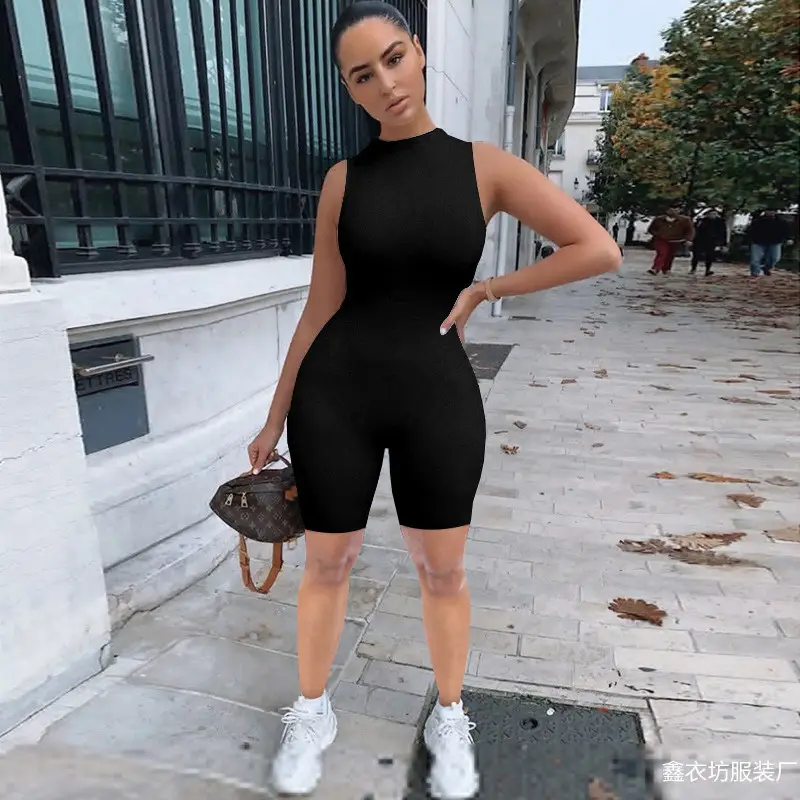 Women Polyester Jumpsuit Thick Casual Pants Grey — feature 13