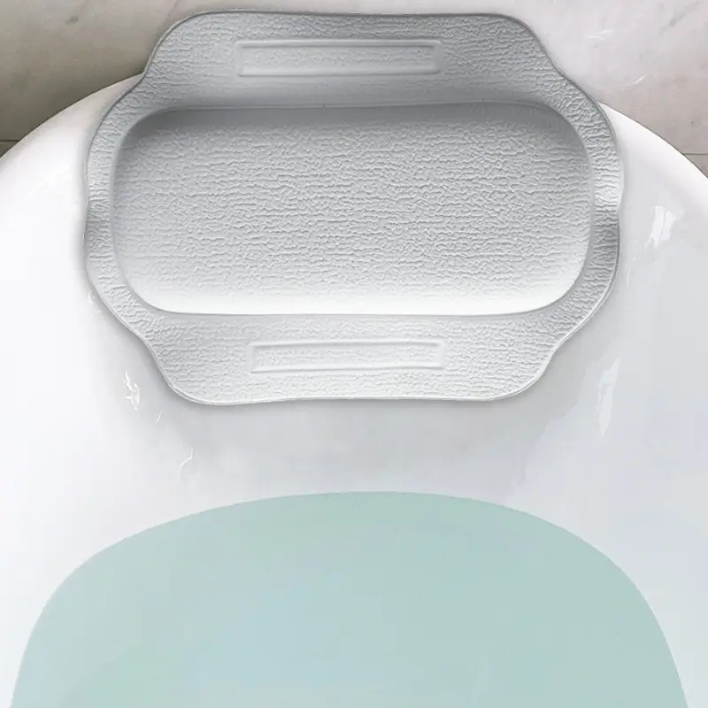 Gray PVC Foam Bath Headrest Pillow — feature 3