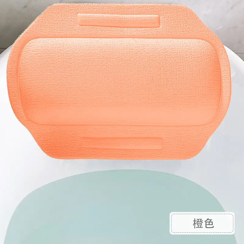 Gray PVC Foam Bath Headrest Pillow - Image 3