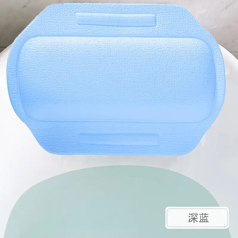 Gray PVC Foam Bath Headrest Pillow - Image 4