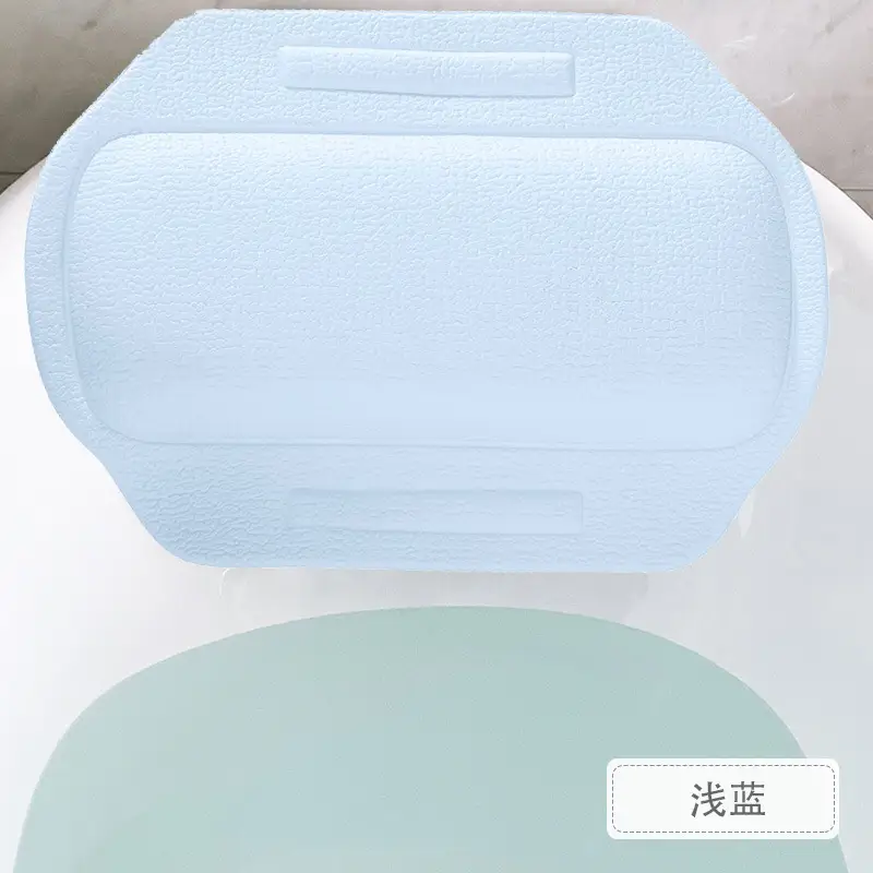 Gray PVC Foam Bath Headrest Pillow - Image 5