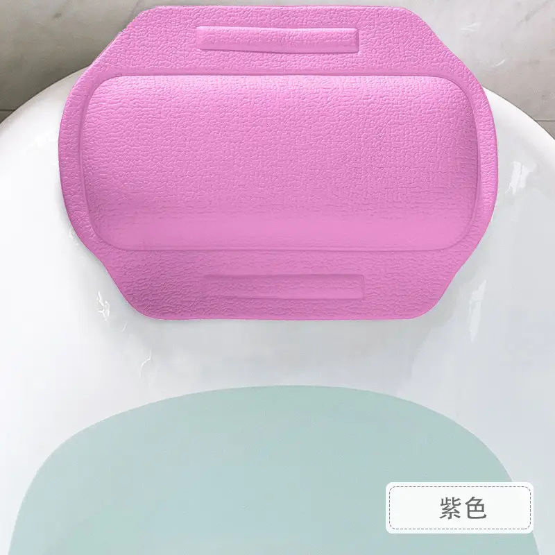 Gray PVC Foam Bath Headrest Pillow - Image 6