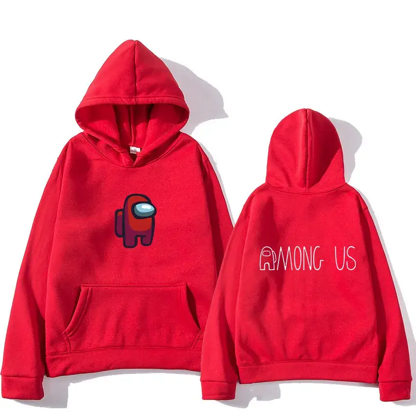 Black Among Us Graphic Hoodie for Men Women - Image 2