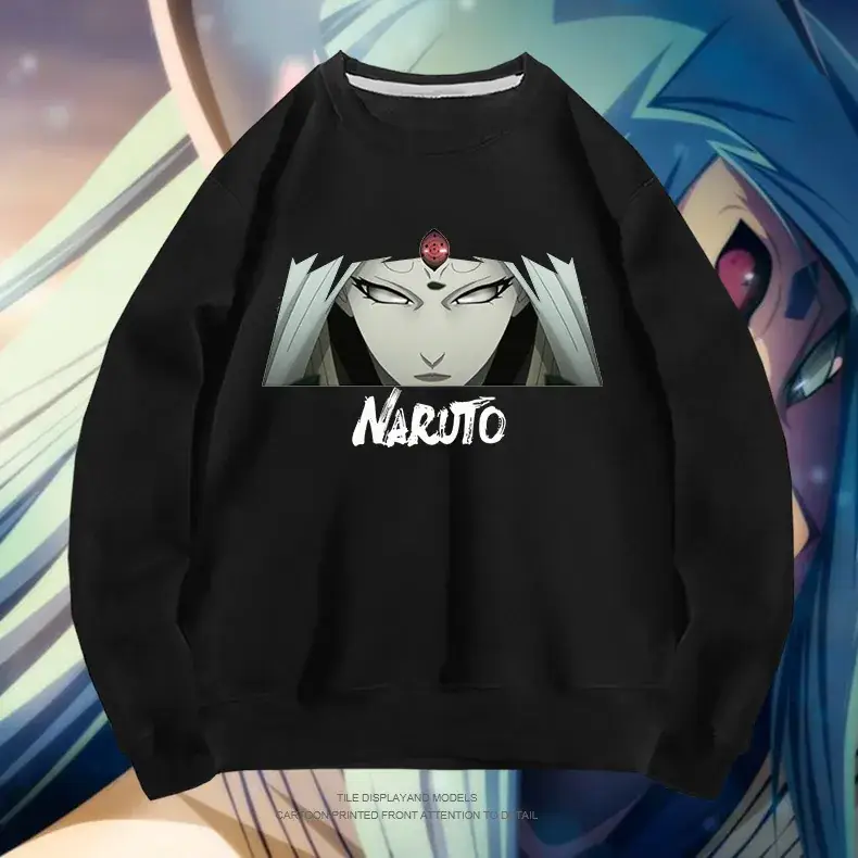 Naruto Anime Crewneck Sweatshirt Grey Long Sleeve - Image 11