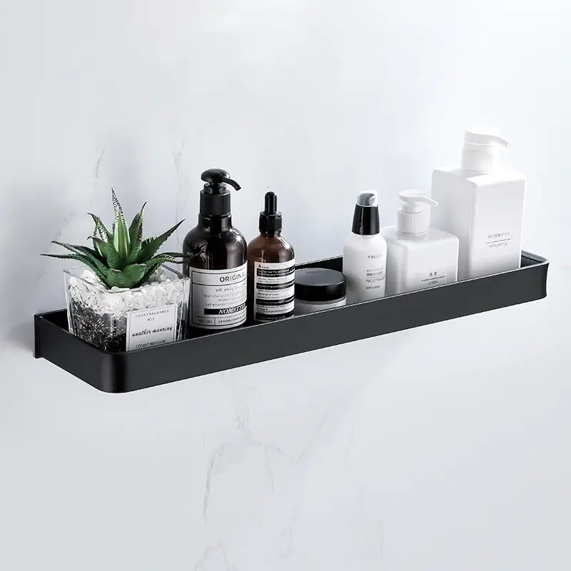 Bathroom Towel Rack Wall-Mounted Aluminum Storage - Image 19