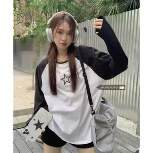 Autumn Black Fake Two-Piece Top with High Waist & Square Collar — feature 9