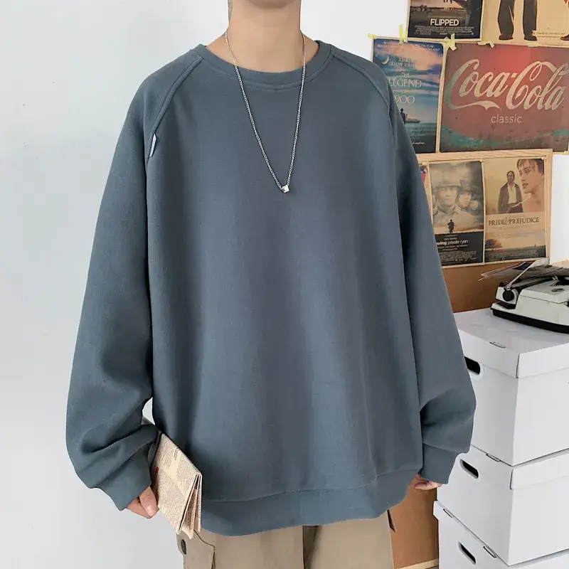 2020 Winter Velvet Round Neck Sweater for Men Women - Image 2