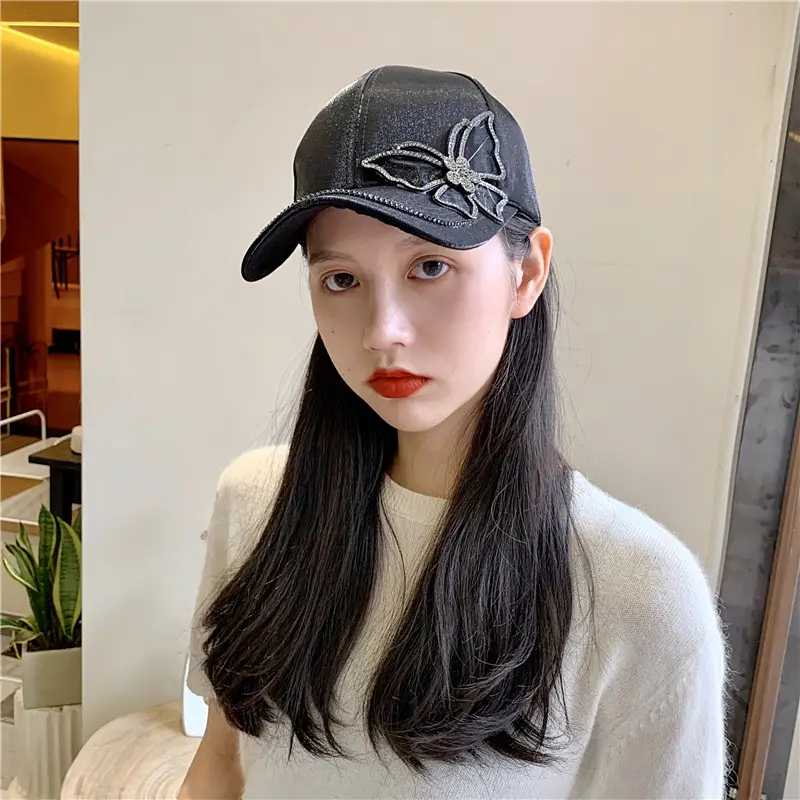 Women's Butterfly Sun Hat White Korean Style