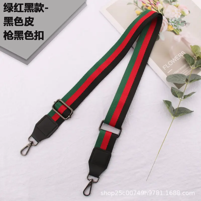 Adjustable Black Leather Wide Shoulder Strap for Women - Image 11