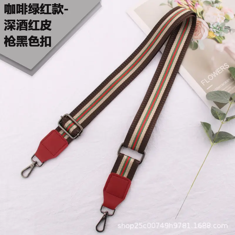 Adjustable Black Leather Wide Shoulder Strap for Women - Image 13