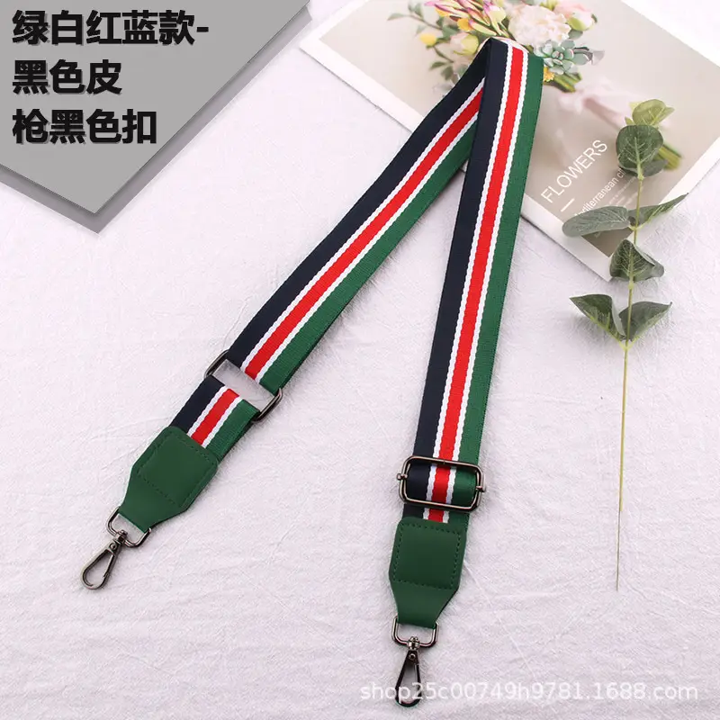Adjustable Black Leather Wide Shoulder Strap for Women - Image 14