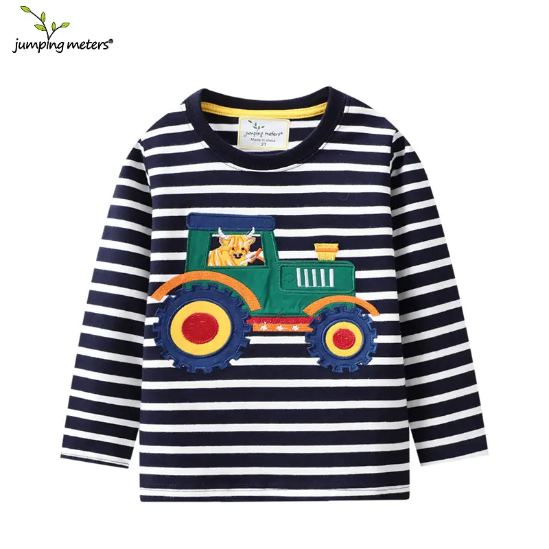 2026 Boys Cartoon Car T-Shirt Green Round Neck - Image 2