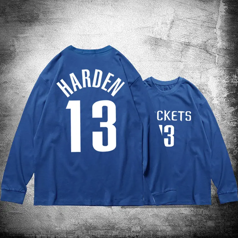 Harden 13 Blue Cotton Sweatshirt Set Plus