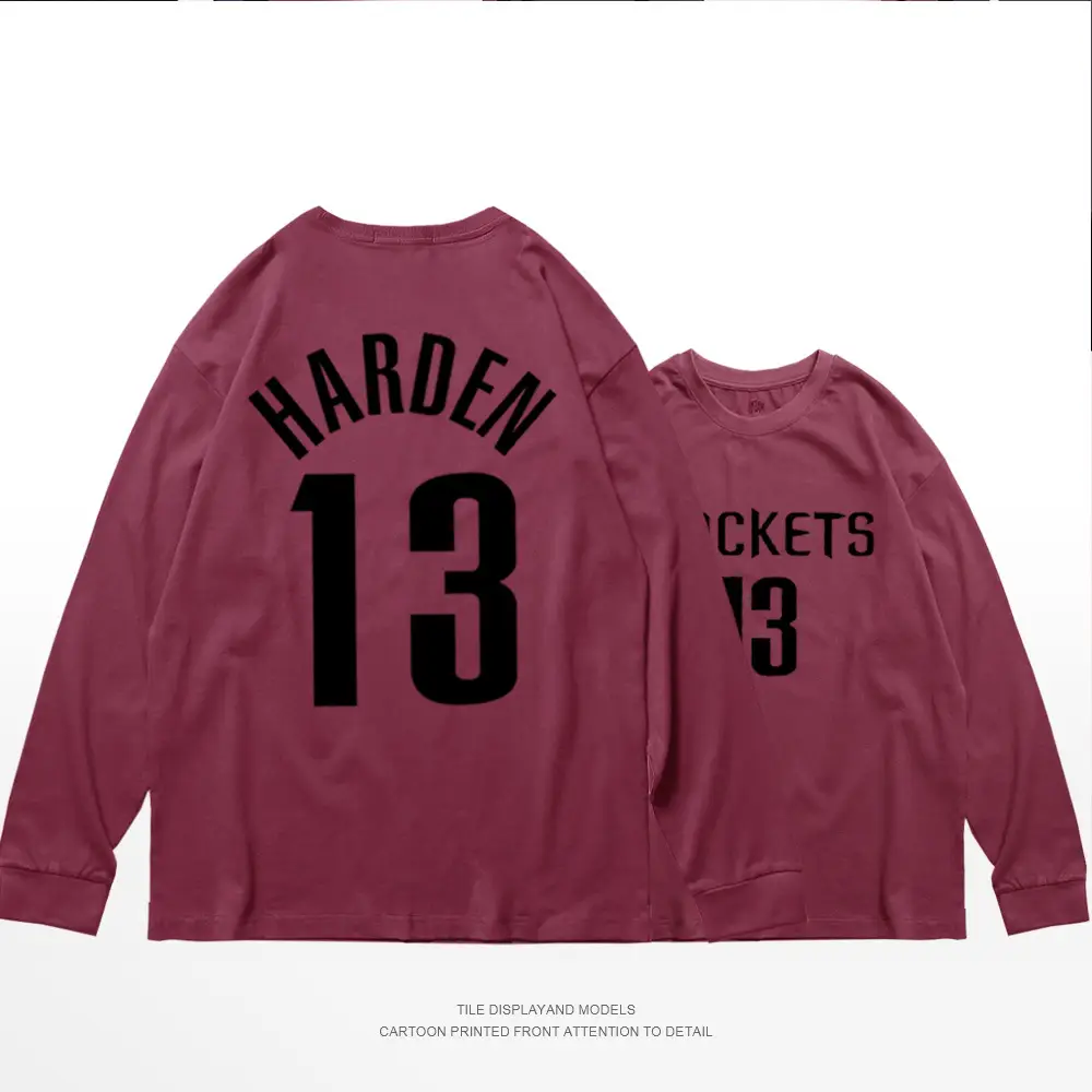 Harden 13 Blue Cotton Sweatshirt Set Plus