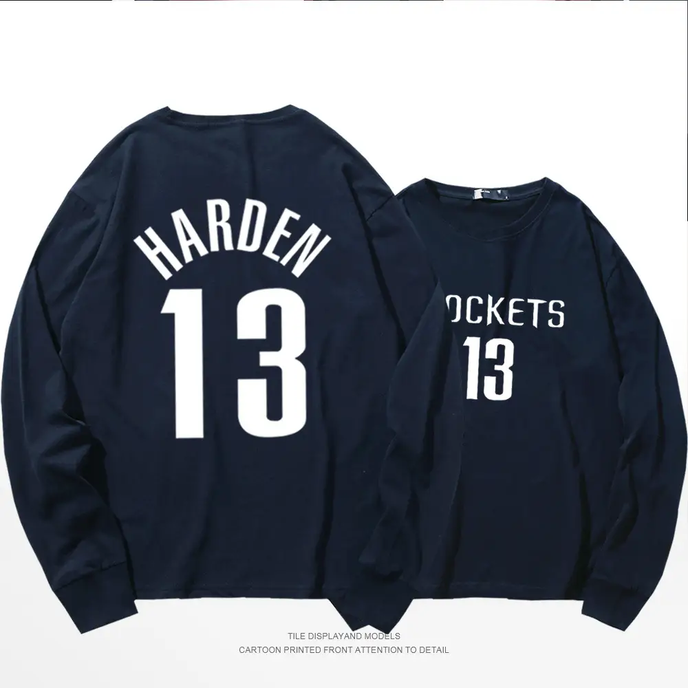 Harden 13 Blue Cotton Sweatshirt Set Plus