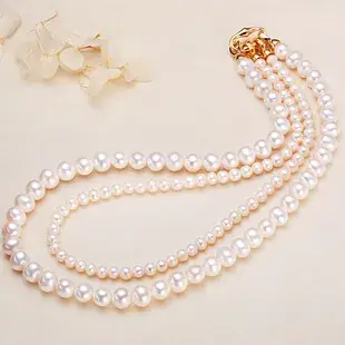 Pearl Necklace for Women 18K Gold Antlers Design — feature 11
