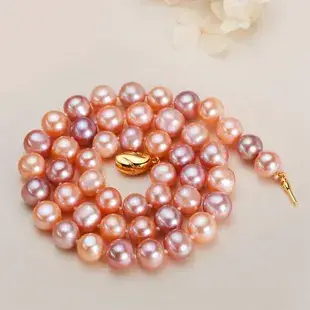 Pearl Necklace for Women 18K Gold Antlers Design — feature 17