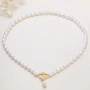 Pearl Necklace for Women 18K Gold Antlers Design — feature 7