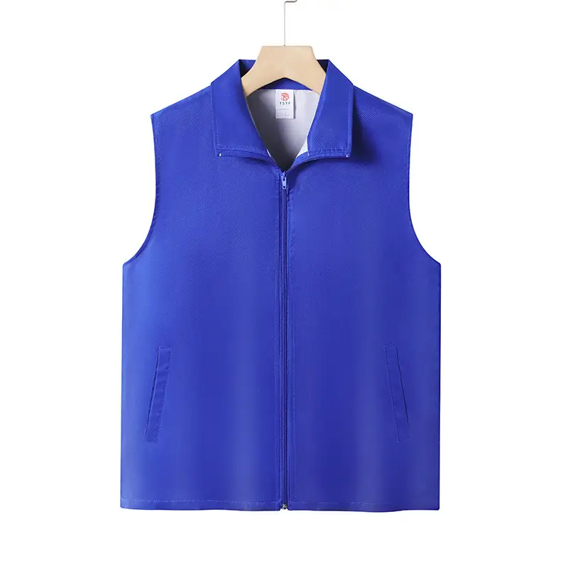 Orange Single Layer Vest for Men Women 200g - Image 2