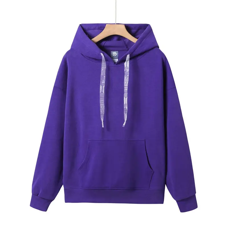 Black Printed Hoodie Round Neck Casual Wear - Image 5