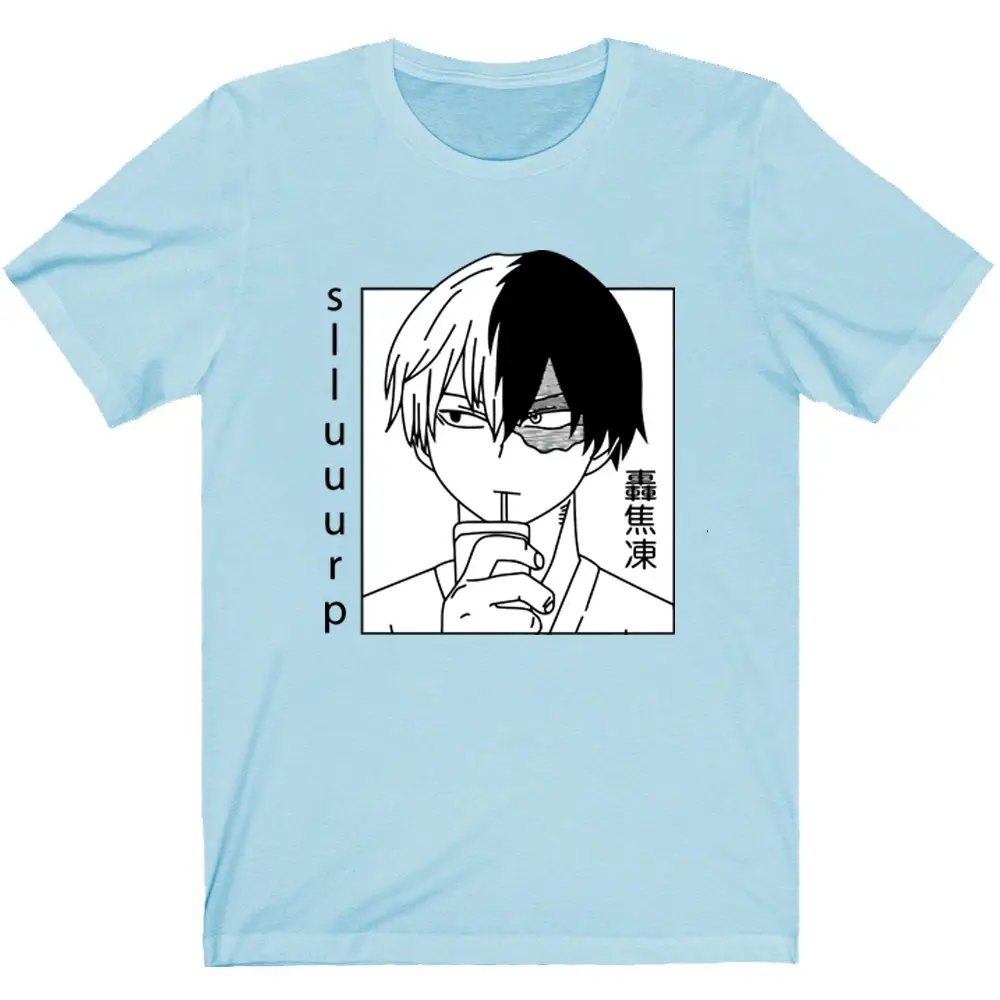 Cross-Border My Hero Academia Large T-Shirt Black - Image 5