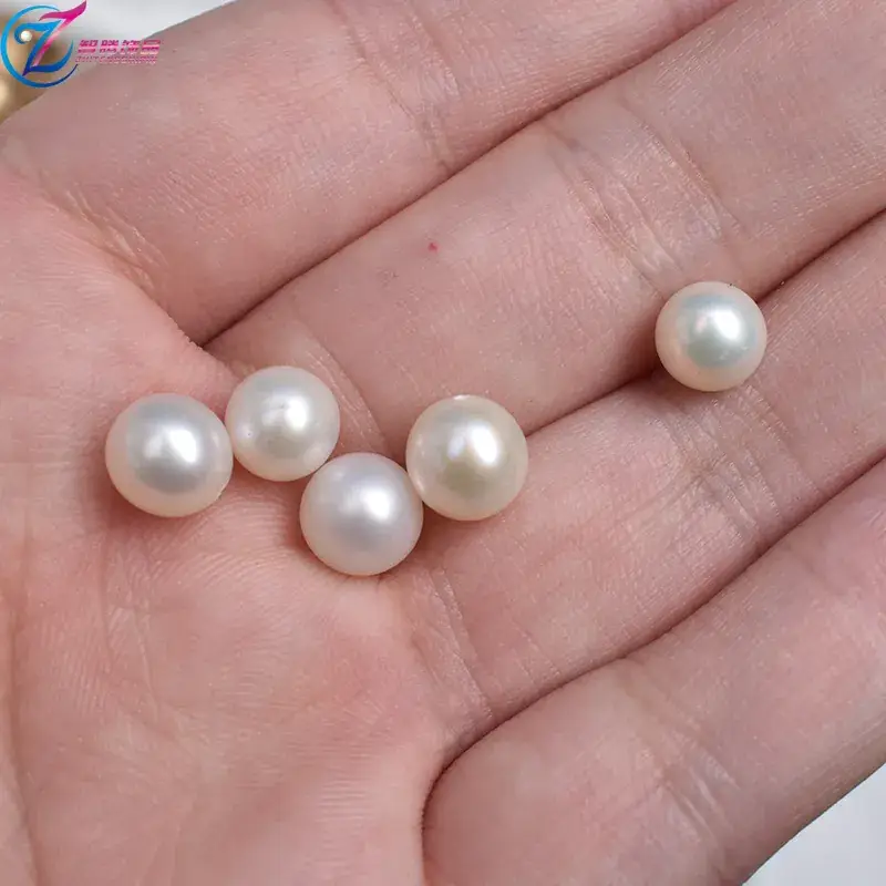 Wholesale Natural Pearl Fresh Round 7-8mm Baroque Jewelry - Image 5