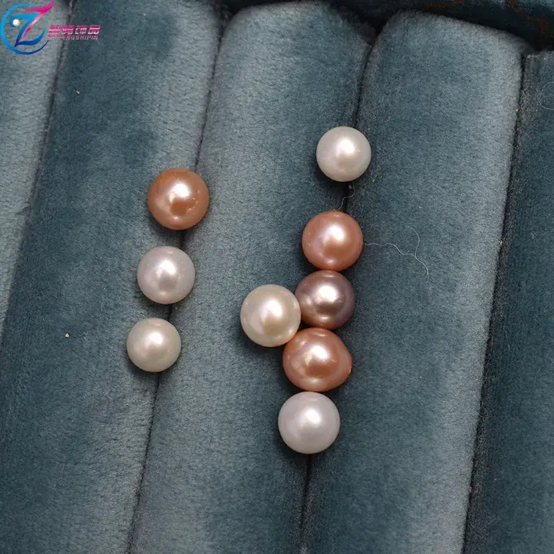 Wholesale Natural Pearl Fresh Round 7-8mm Baroque Jewelry - Image 7