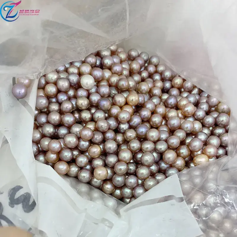 Wholesale Natural Pearl Fresh Round 7-8mm Baroque Jewelry - Image 3