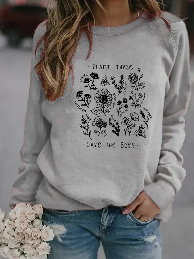Red Christmas Crewneck Vests with Floral Print - Image 12