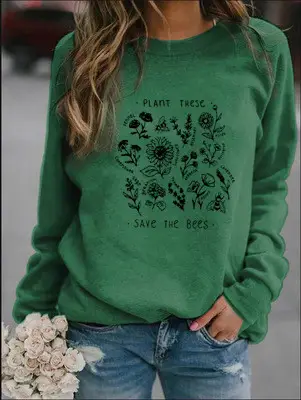 Red Christmas Crewneck Vests with Floral Print - Image 20