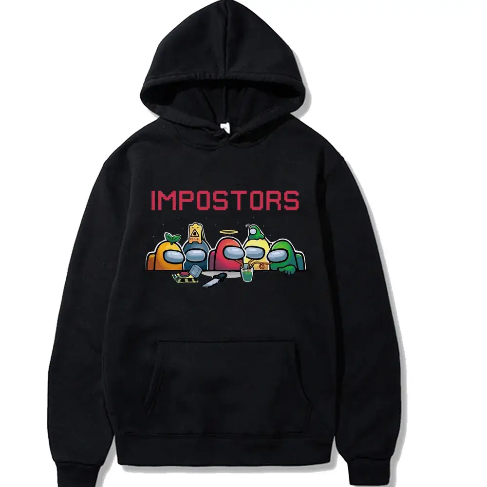 White Cross-Brand Hooded Sweatshirt with Cartoon Design