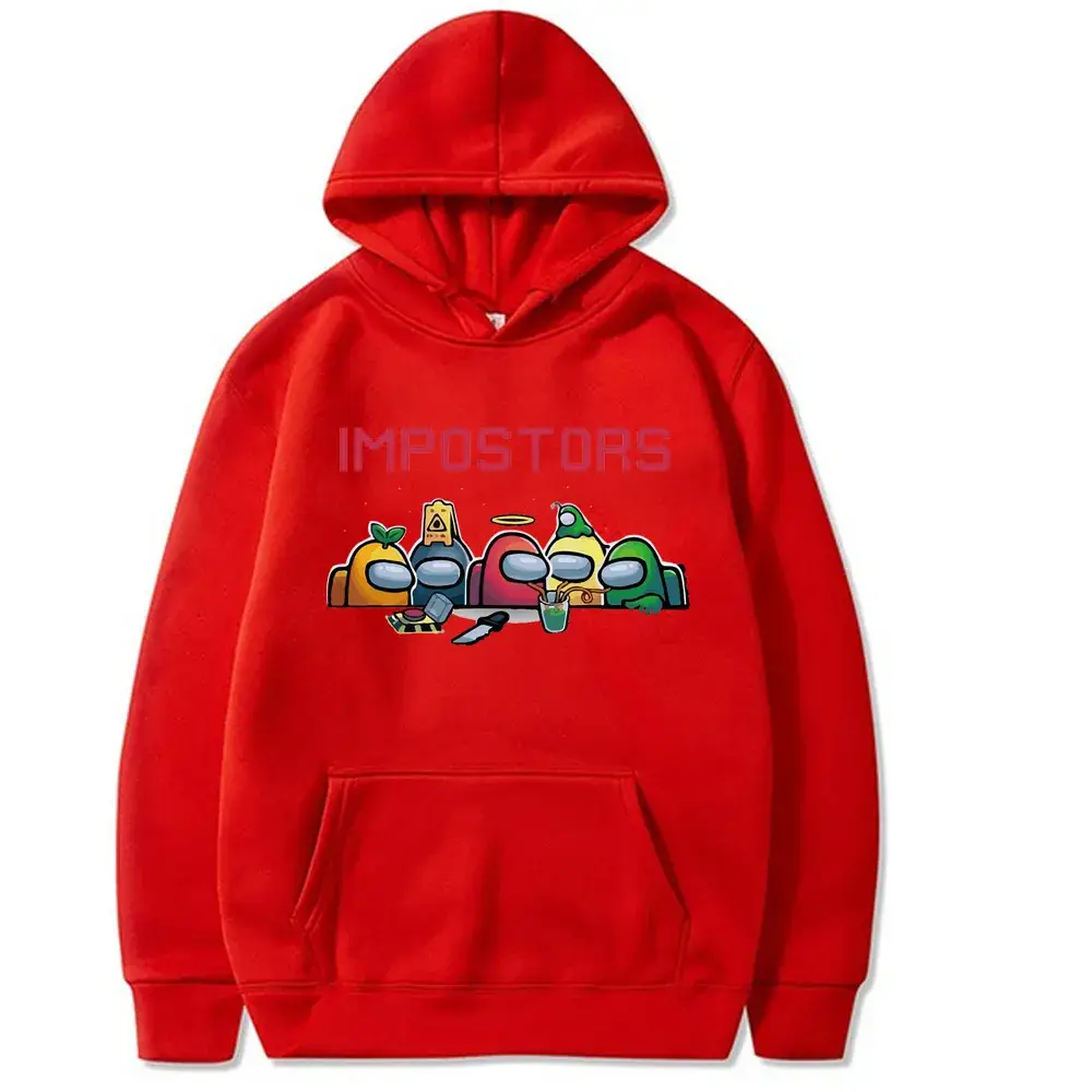 White Cross-Brand Hooded Sweatshirt with Cartoon Design