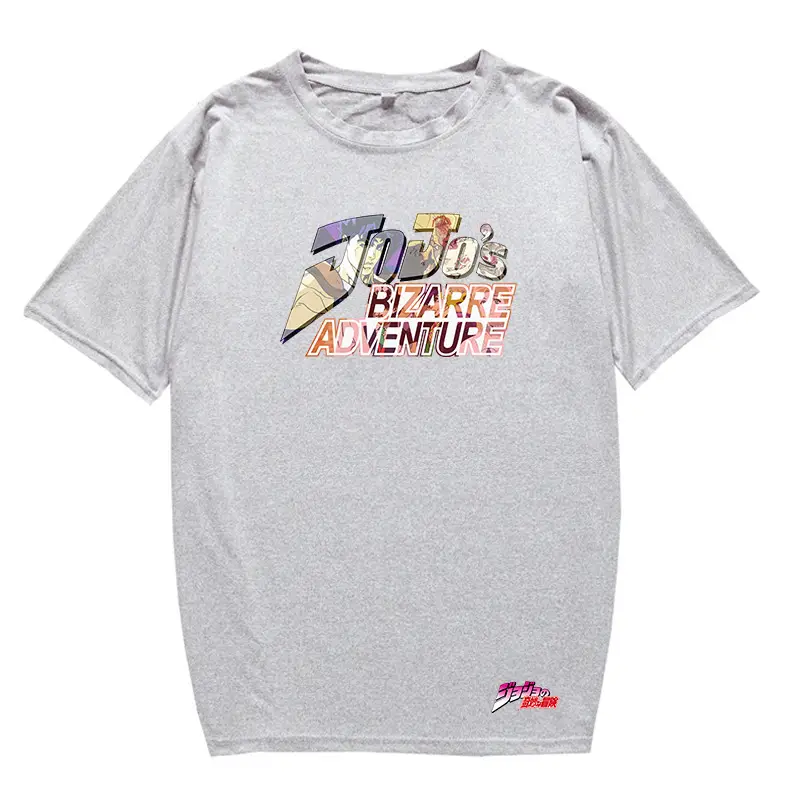Anime Jojo T-Shirt Black Large Men Women - Image 12