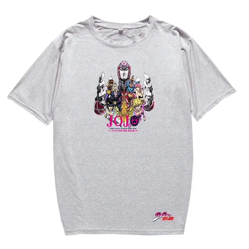 Anime Jojo T-Shirt Black Large Men Women - Image 13