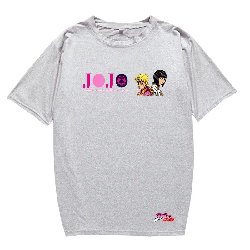 Anime Jojo T-Shirt Black Large Men Women - Image 15