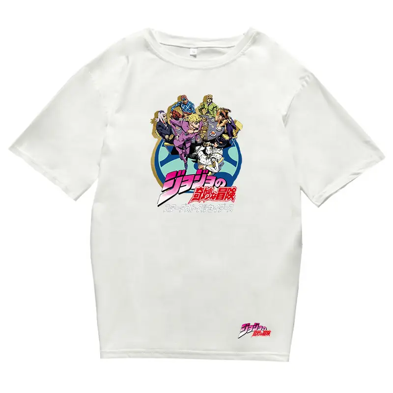 Anime Jojo T-Shirt Black Large Men Women - Image 6